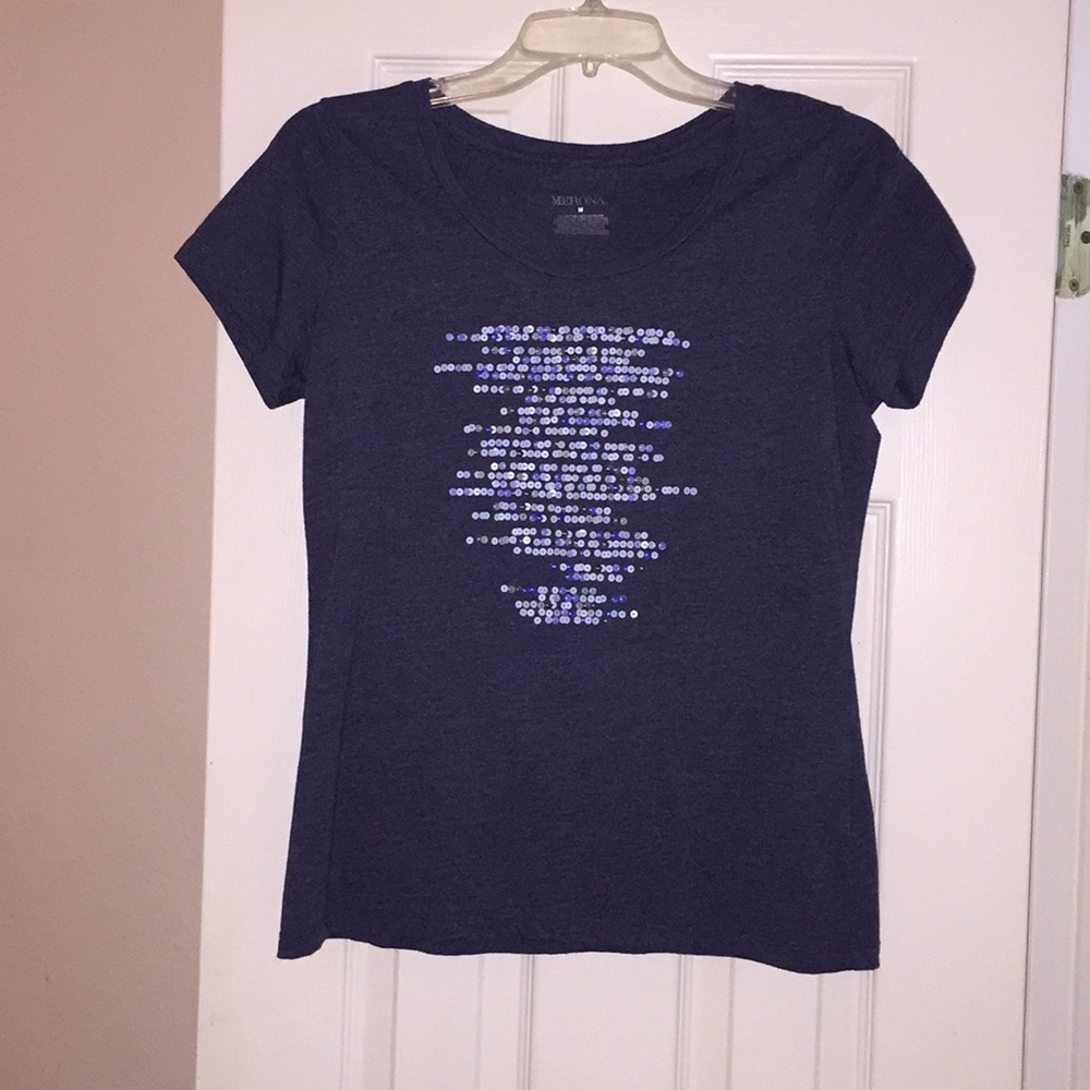 Sequin embellished t-shirt